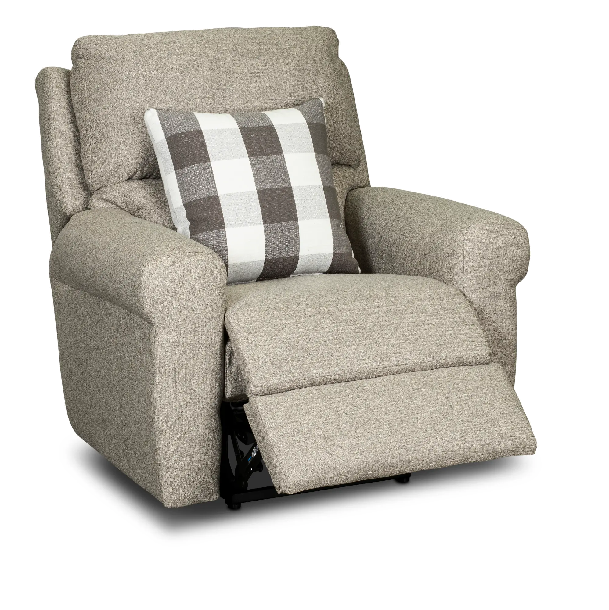 1210-6/1605-58 Westport Metal Gray Lay Flat Glider Recliner-1