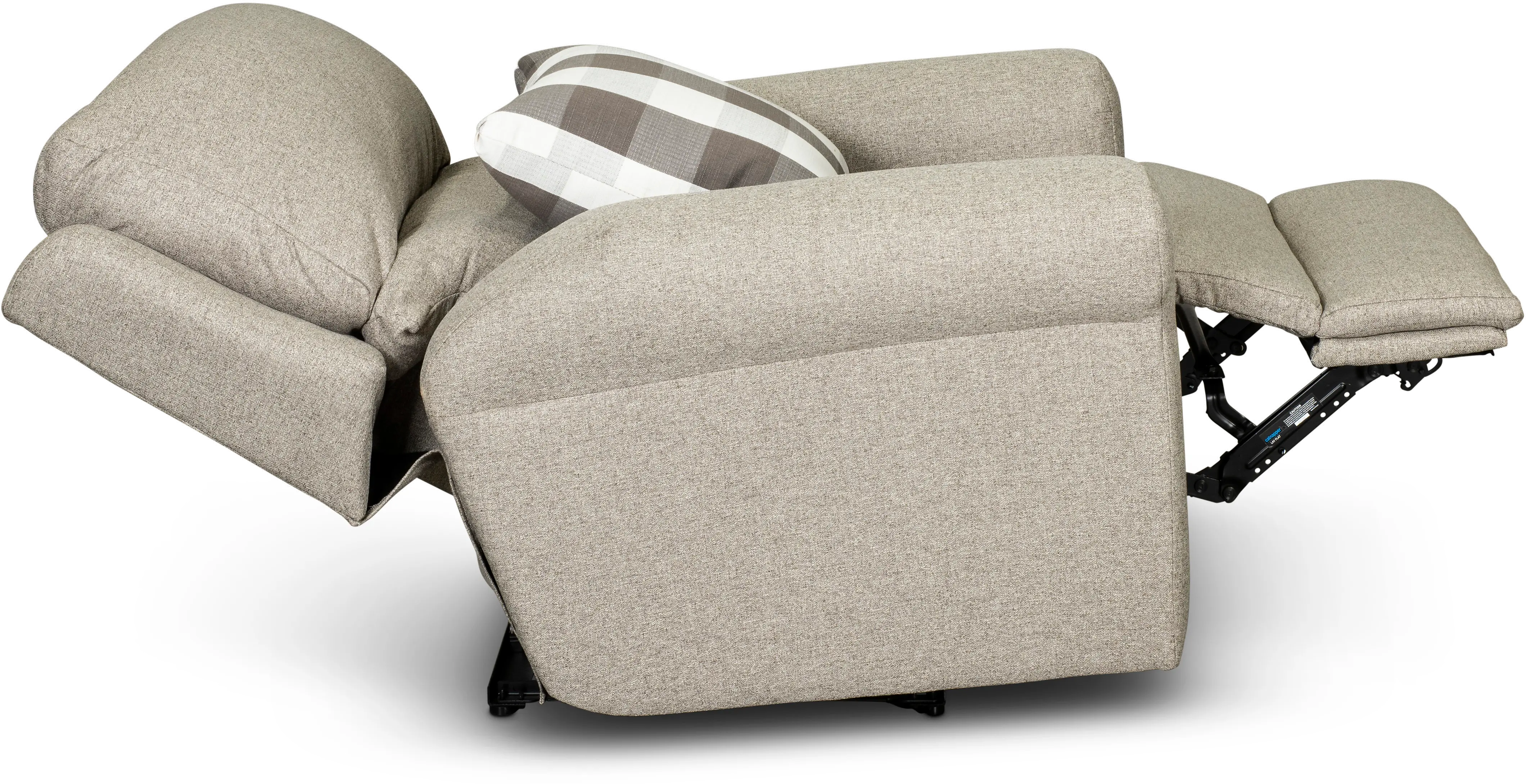1210-6/1605-58 Westport Metal Gray Lay Flat Glider Recliner-3