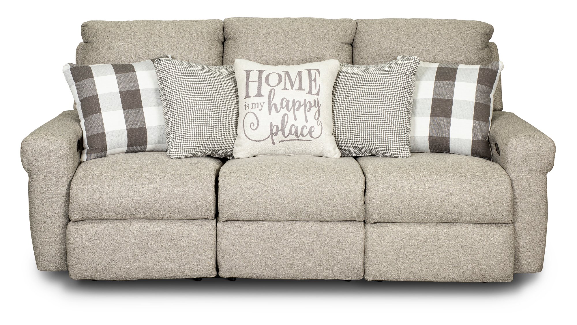 Westport Metal Gray Lay Flat Power Reclining Sofa-1