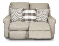 Metal Gray Lay Flat Power Reclining Loveseat - Westport-2