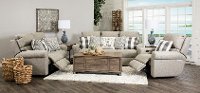 Metal Gray Lay Flat Power Reclining Loveseat - Westport-3