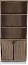 Trellis Desert Brown Bookcase with Door