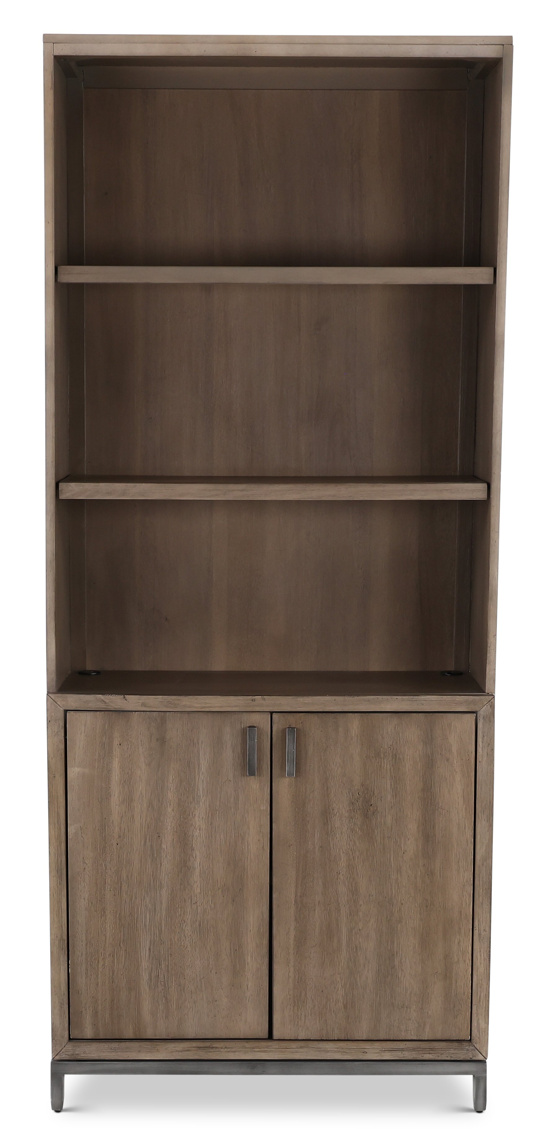 Trellis Desert Brown Contemporary Bookcase with Door-1