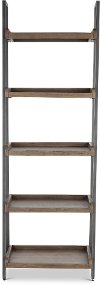 Desert Brown Contemporary Open Bookcase - Trellis