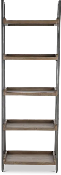 Trellis Desert Brown Open Bookcase