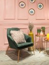 Mid Century Modern Green Arm Chair - Debonair