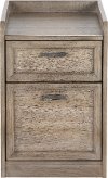Desert Brown Contemporary Rolling File - Trellis