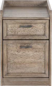 Trellis Desert Brown Contemporary Rolling File-1