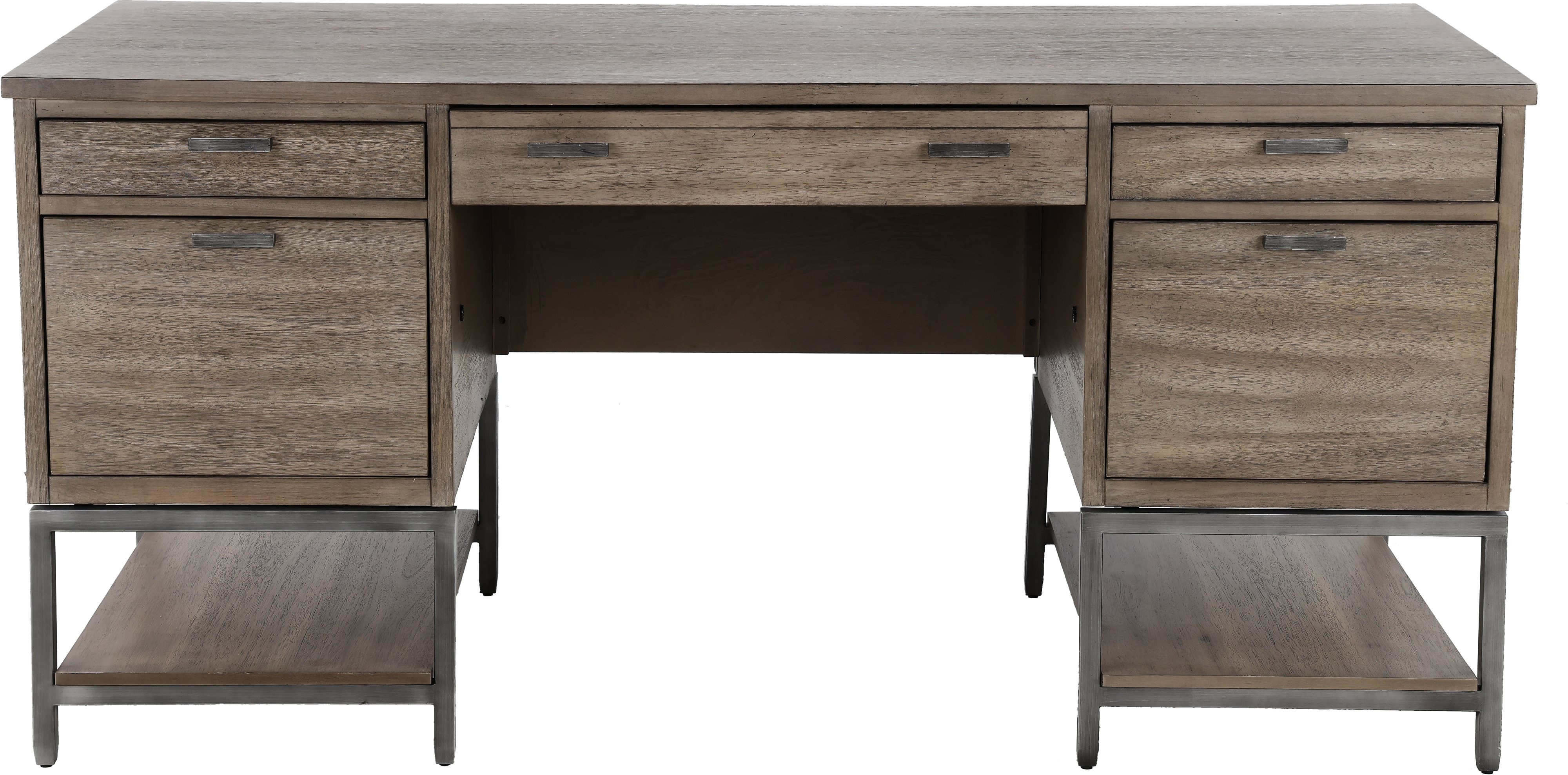 Trellis Desert Brown Contemporary Home Office Desk-1