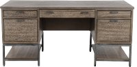 Trellis Desert Brown Contemporary Home Office Desk