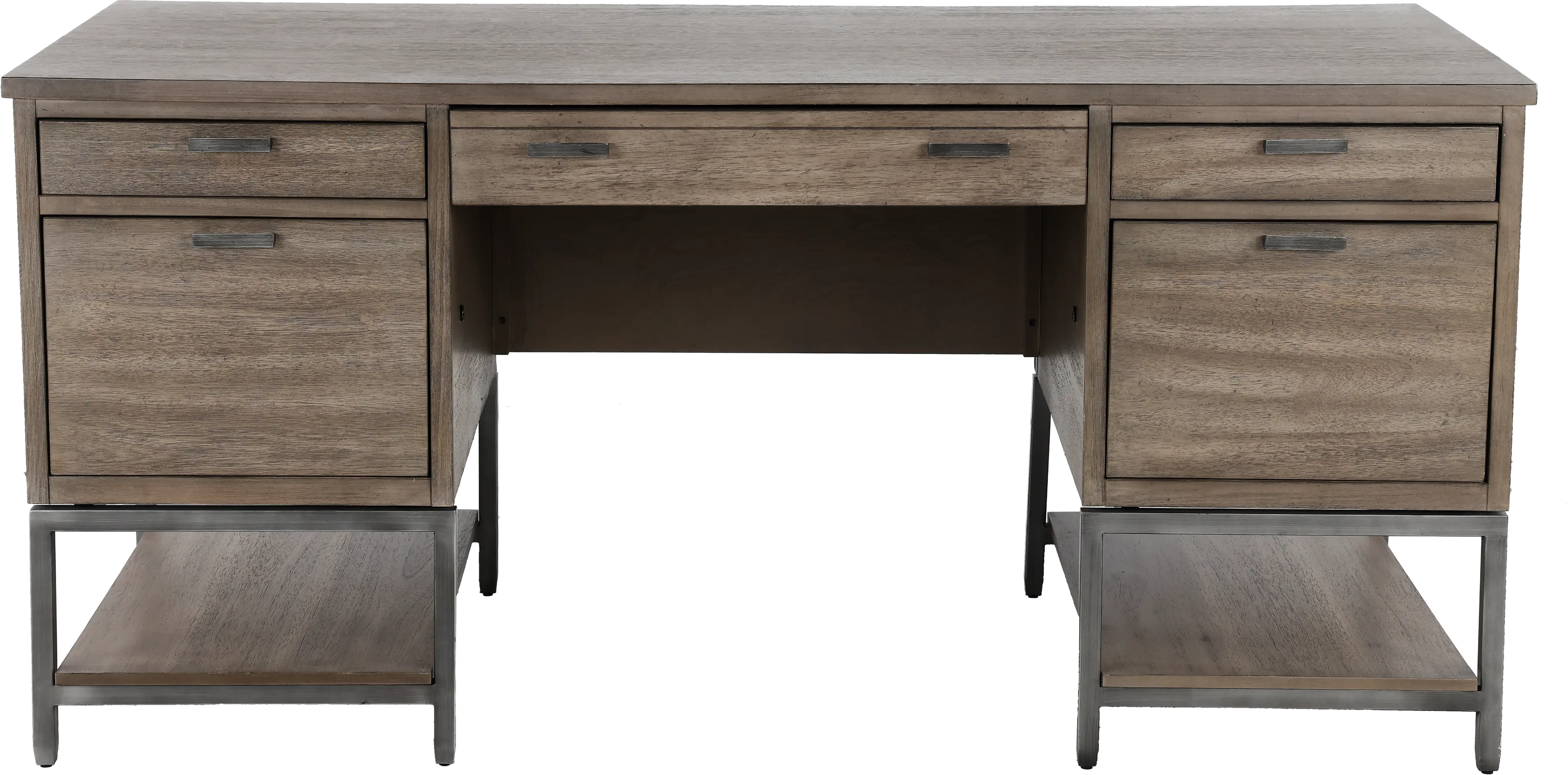 Trellis Desert Brown Home Office Desk-1
