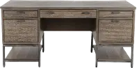 Trellis Desert Brown Home Office Desk