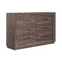 Horizons Rustic Contemporary Gray Dresser