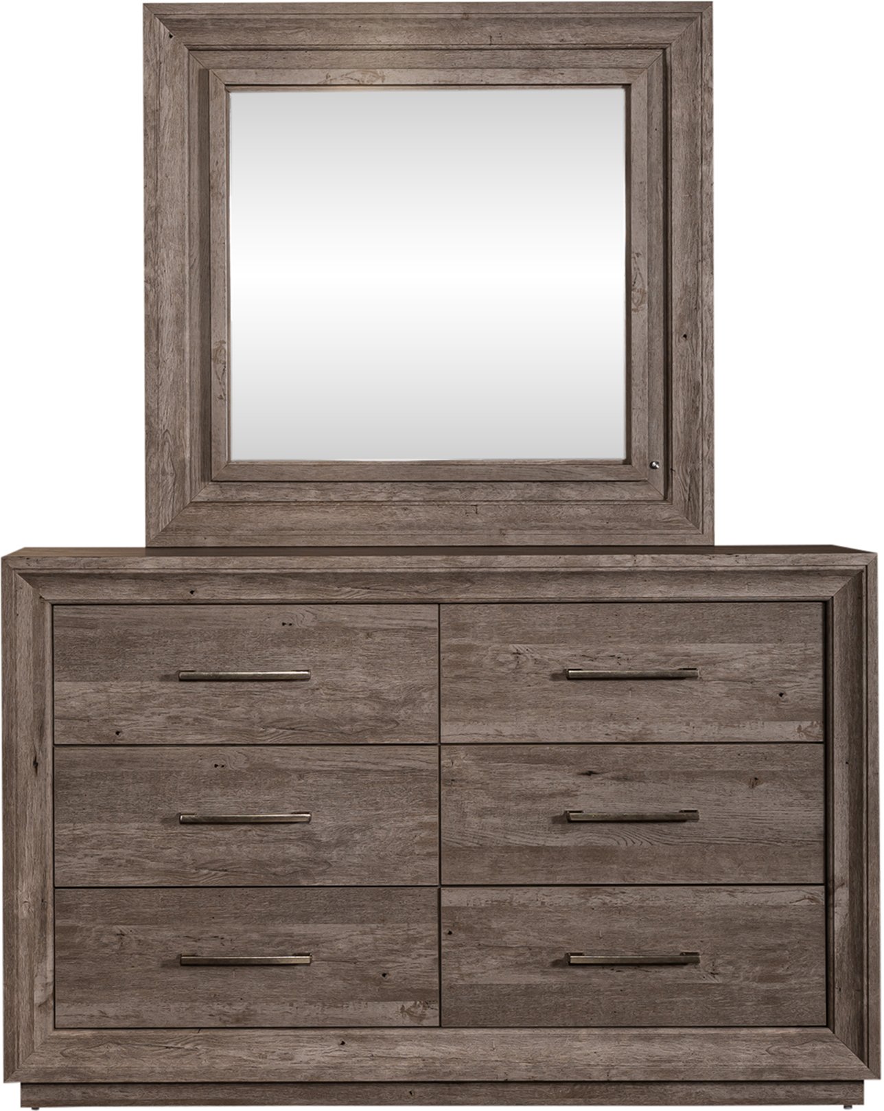 Horizons Rustic Contemporary Gray Dresser-8