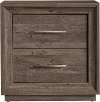 Rustic Contemporary Gray Nightstand - Horizons