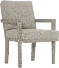 Foundations Gray Upholstered Dining Room Arm Chair