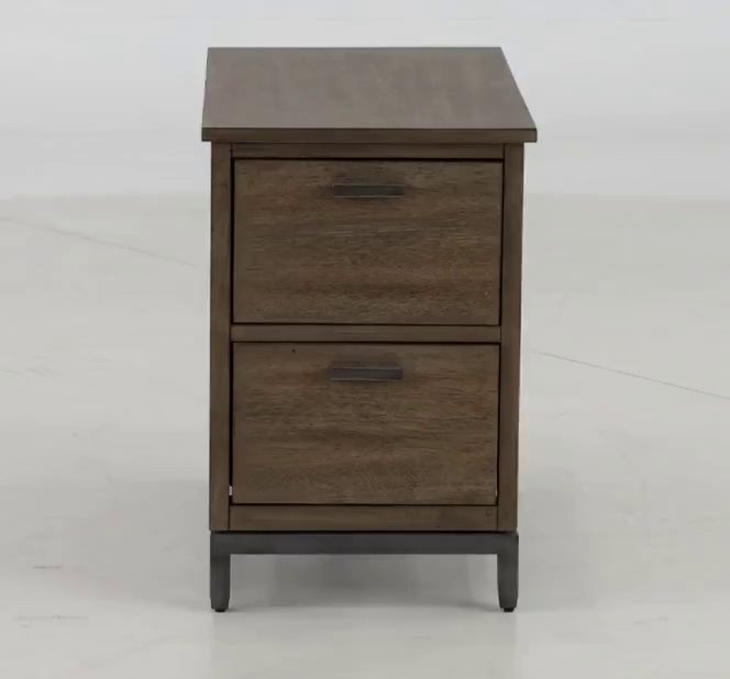 Trellis Desert Brown Contemporary Accent Table-2