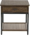 Desert Brown Contemporary End Table - Trellis