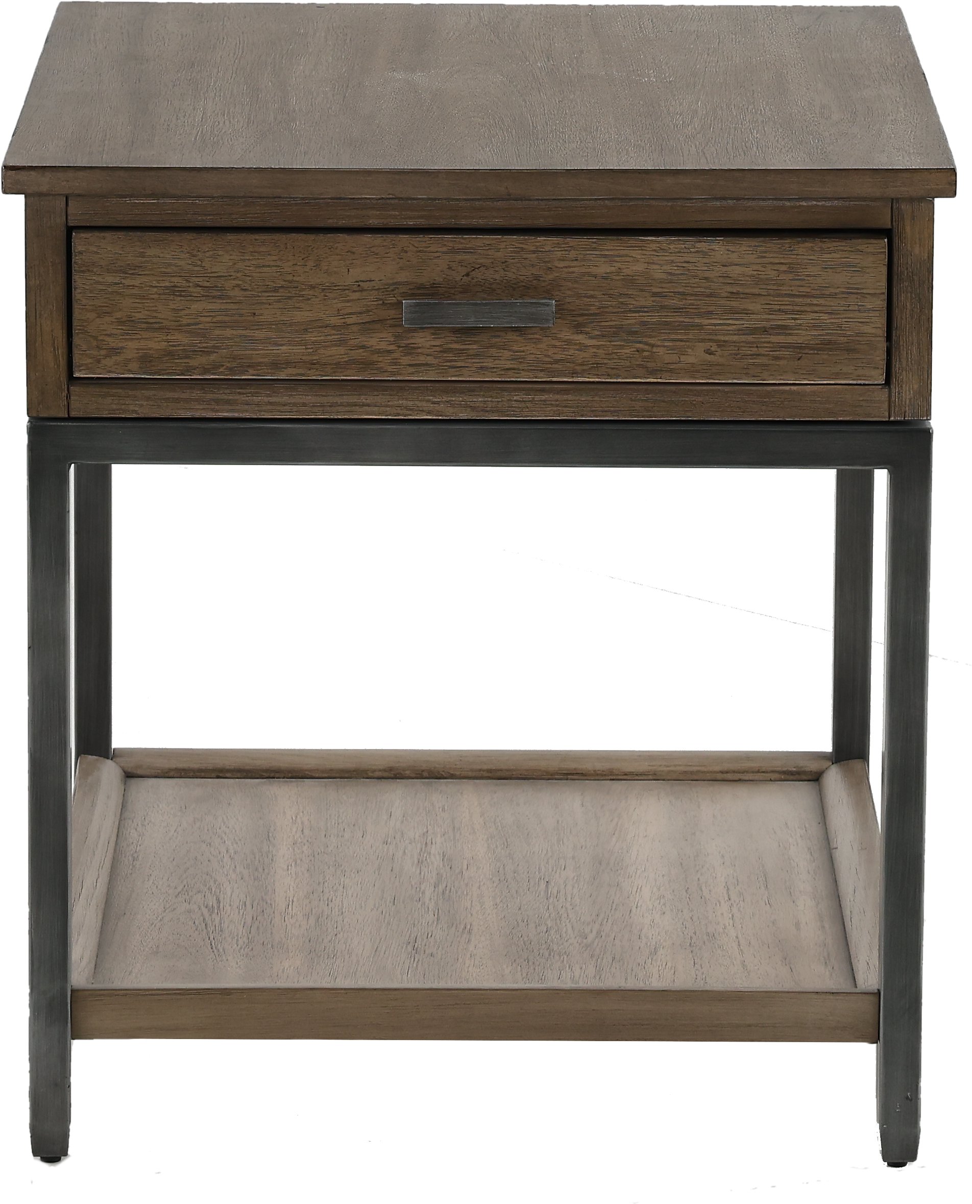 Trellis Desert Brown Contemporary End Table-1