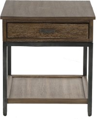 Trellis Desert Brown Contemporary End Table