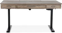 Trellis Desert Brown Contemporary Sit-Stand Desk