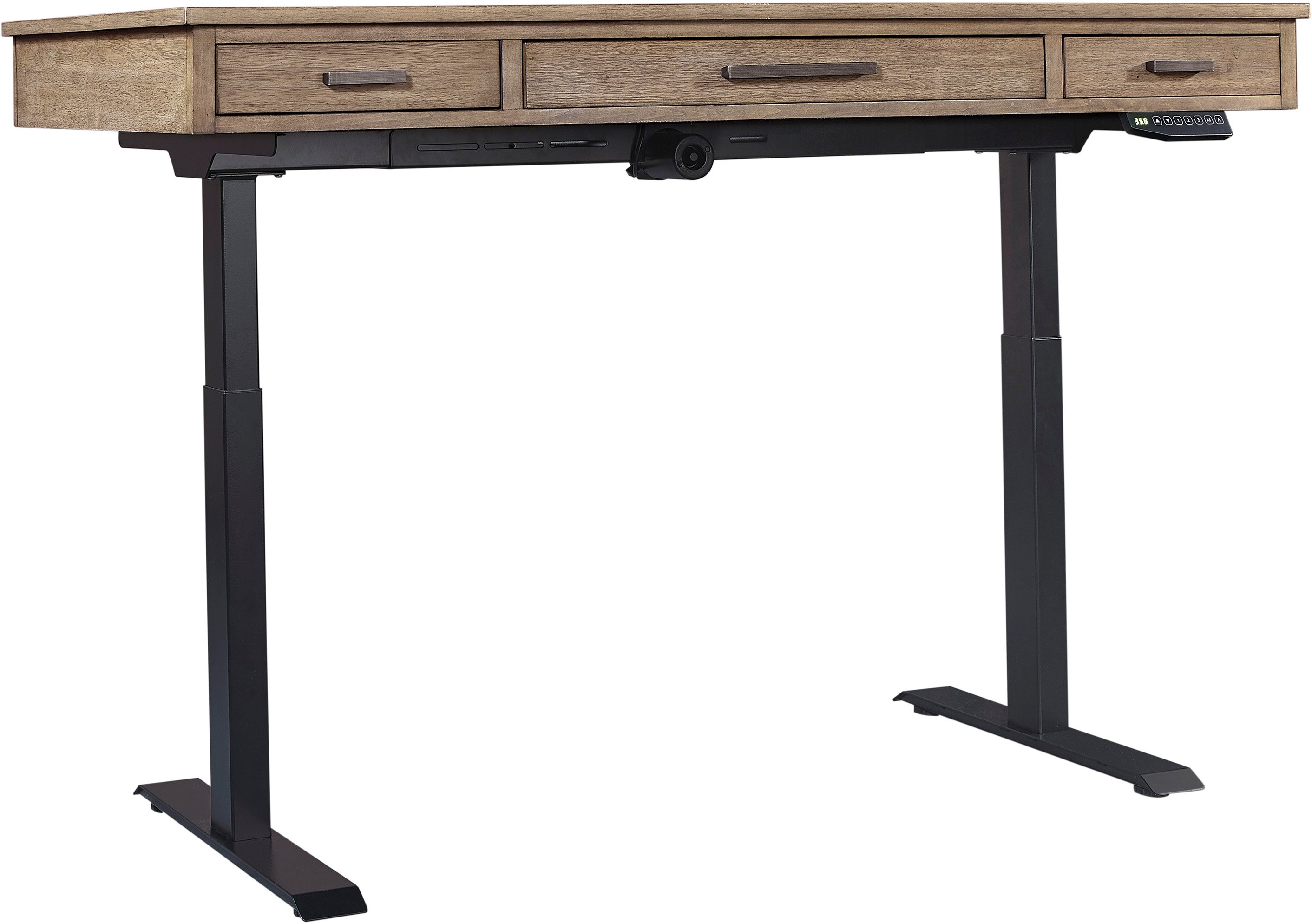 Trellis Desert Brown Contemporary Sit-Stand Desk-3
