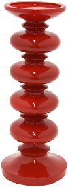 12 Inch Red Candle Holder