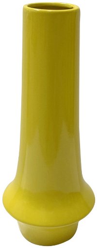 Modern 15 Inch Yellow Vase