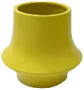 7 Inch Yellow Vase