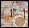 Multi Color Oil Painting Wall Art with Frame on Canvas