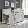 Clearance Allyson Park White Twin Loft Bed