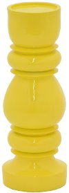 14 Inch Yellow Candle Holder