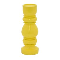 14 Inch Yellow Candle Holder