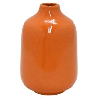 12 Inch Orange Vase