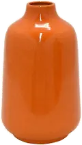 9 Inch Orange Vase