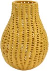 13 Inch Yellow Vase