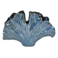 6 Inch Blue Sea Fan Vase