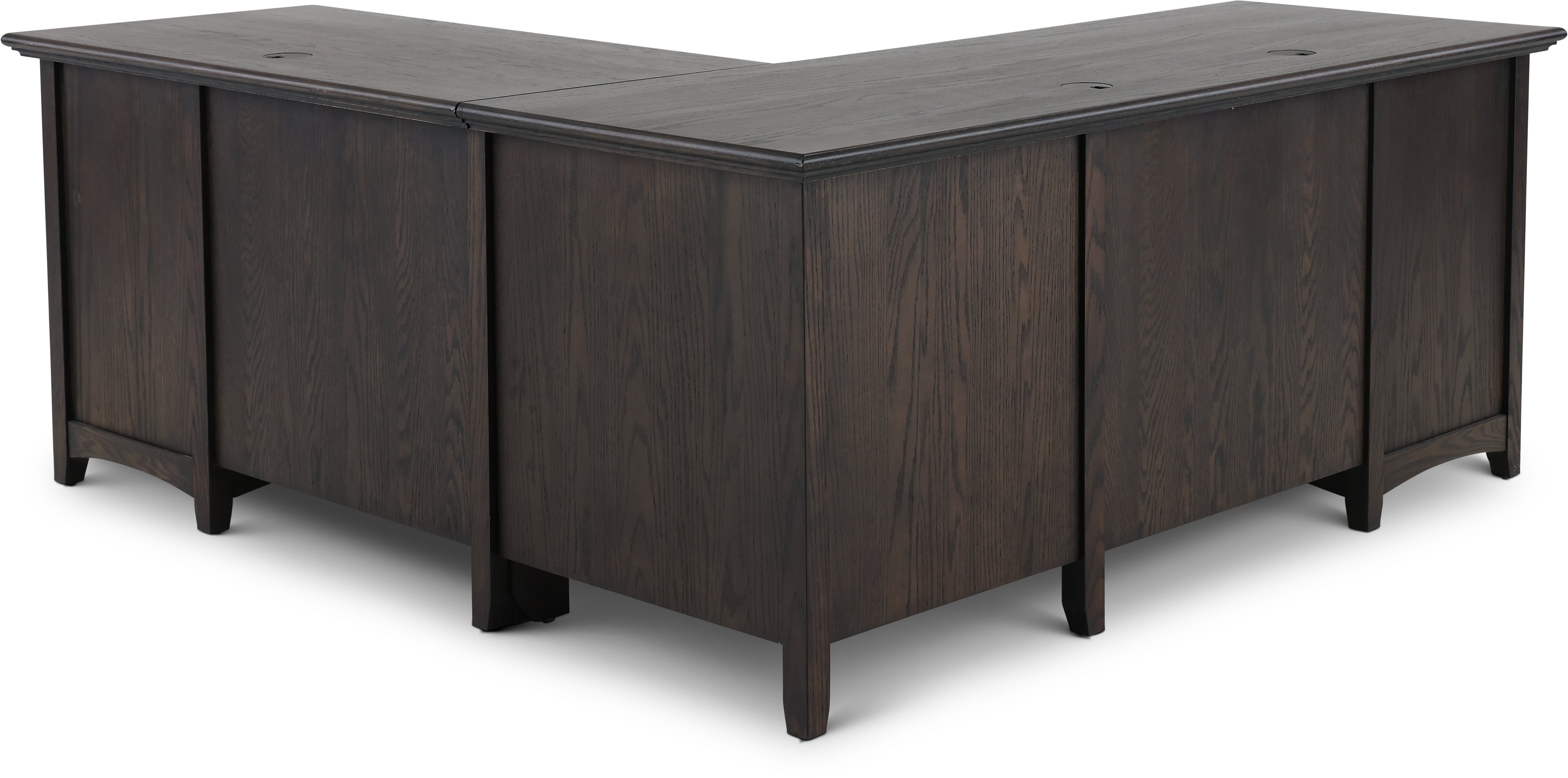 Addison Charcoal Gray 64 Inch Desk with Return-3