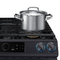 NY63T8751SG Samsung 30 Inch Dual Fuel Flex Duo Smart Range with SmartDial - 6.3 cu. ft., Black Stainless Steel-4