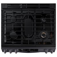 NY63T8751SG Samsung 30 Inch Dual Fuel Flex Duo Smart Range with SmartDial - 6.3 cu. ft., Black Stainless Steel-5