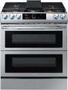 NY63T8751SS Samsung 30 Inch Dual Fuel Flex Duo Smart Range with SmartDial - 6.3 cu. ft., Fingerprint Resistant Stainless Steel