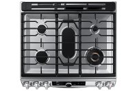 NY63T8751SS Samsung 30 Inch Dual Fuel Flex Duo Smart Range with SmartDial - 6.3 cu. ft., Fingerprint Resistant Stainless Steel-3