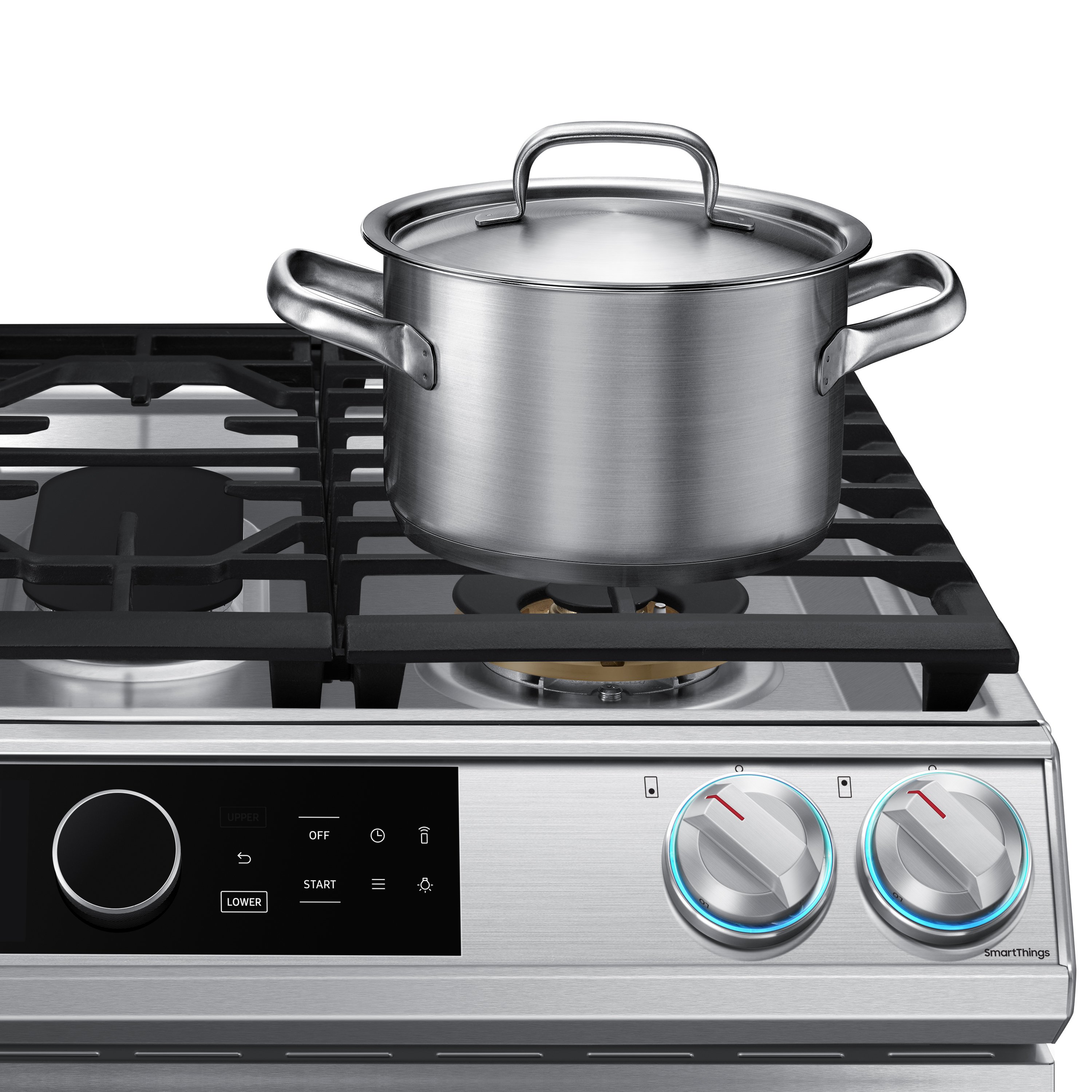 NY63T8751SS Samsung 30 Inch Dual Fuel Flex Duo Smart Range with SmartDial - 6.3 cu. ft., Fingerprint Resistant Stainless Steel-7