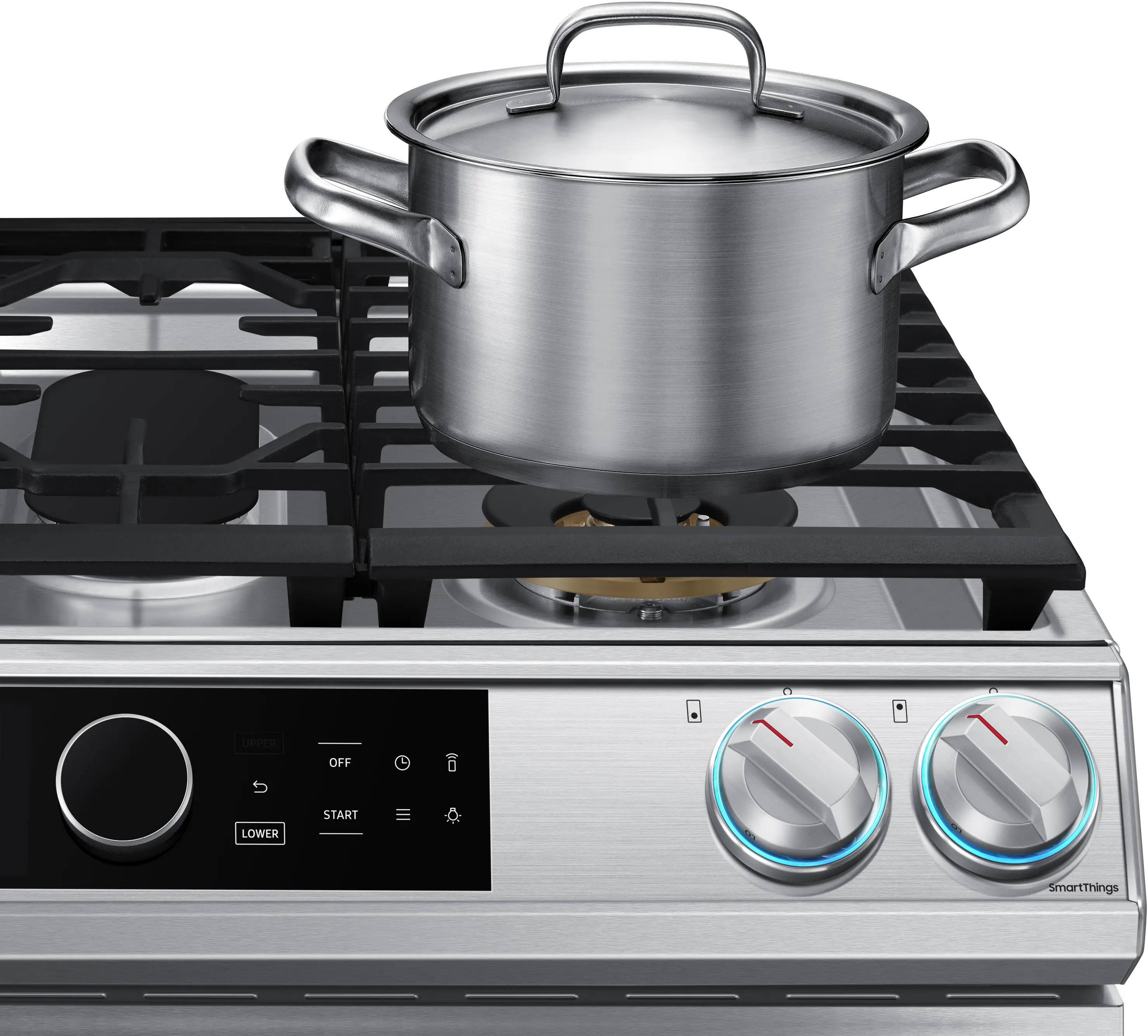NY63T8751SS Samsung 30 Inch Dual Fuel Flex Duo Smart Range with SmartDial - 6.3 cu. ft., Fingerprint Resistant Stainless Steel-7
