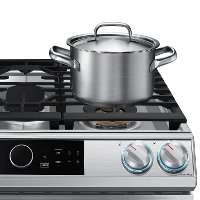 NY63T8751SS Samsung 30 Inch Dual Fuel Flex Duo Smart Range with SmartDial - 6.3 cu. ft., Fingerprint Resistant Stainless Steel-7