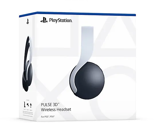 PS5 SCE 305688 PS5 PULSE 3D Wireless Headset - Black and White-4