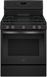 PGB911FEJDS GE Profile 30 Inch Gas Range with Convection - 5.6 cu. ft., Black Slate