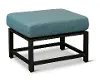 117CTN125S015-AL Anesis Blue Patio Bench with Sunbrella Cushion
