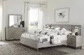 Zack Light Gray 5 Piece Queen Bedroom Set