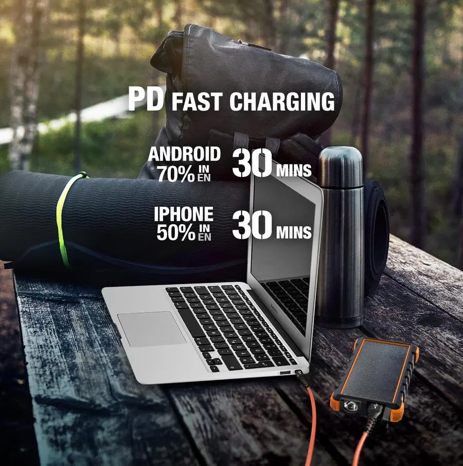 TT-PBW-SW20 ToughTested Solar Portable Power Bank - 20,000mAh-3